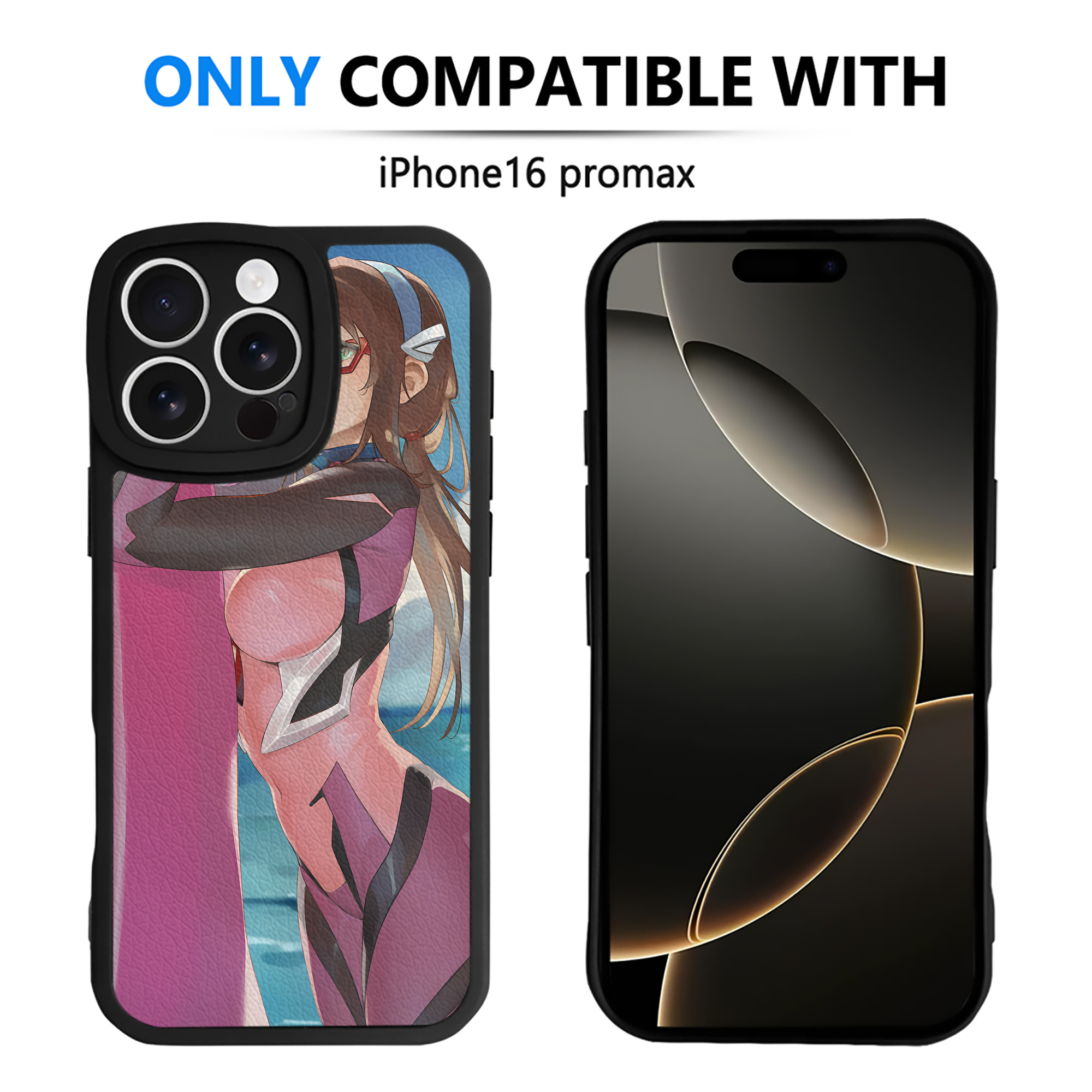 （画像用） EVA 新世紀エヴァンゲリオン 【iPhone 16シリーズ対応】シリコンスマホケース（レザー調） 材質：シリコン